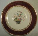 Salem China Bird of Paradise & Basket of Flowers - Saucer