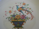 Salem China Bird of Paradise & Basket of Flowers - Round Serving Bowl