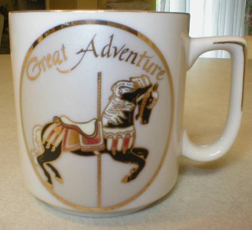 Great Adventure Amusement Park Carrousel Horse Child's Mug