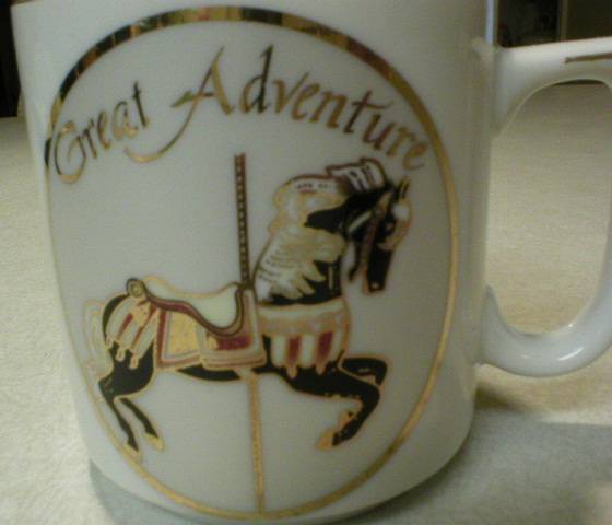 Great Adventure Amusement Park Carrousel Horse Child's Mug