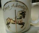 Great Adventure Amusement Park Carrousel Horse Child's Mug