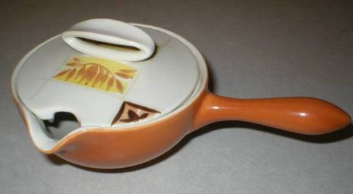 Red Wing Granada Pattern Sauce Pan w/ Lid