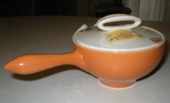 Red Wing Granada Pattern Sauce Pan w/ Lid