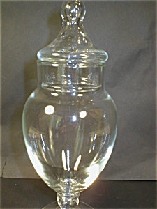 Nice Footed Show Globe Apothecary Candy Jar