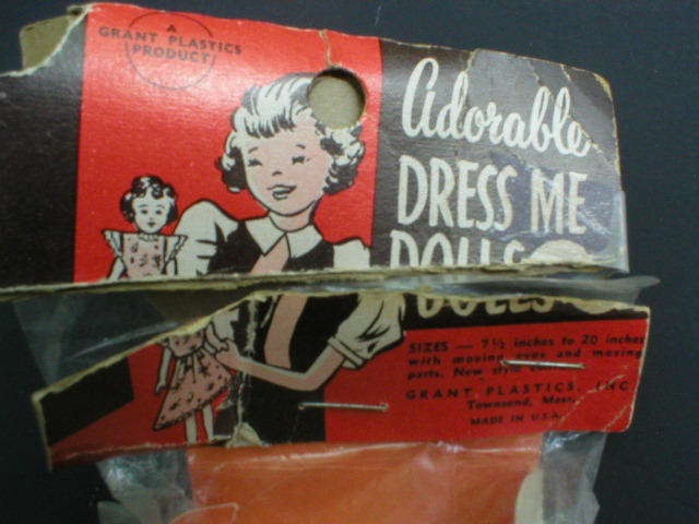 1950's Adorable Dress Me Doll in Orig Package