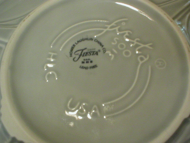 Homer Laughlin Fiesta Presentation Bowl - Gray