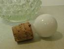 Fenton French Opalescent Glass Hobnail Pattern Dresser Bottle
