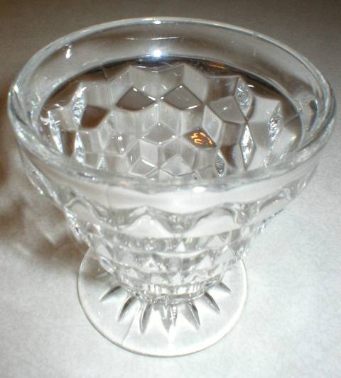 Fostoria American 3oz Cone Footed Shrimp Cocktail Cup