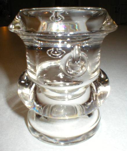 Cute Figural Glass Cigarette Urn
