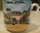 1930's Miniature Reno Nevada Souvenir Mug