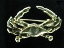 Nice Gold Vermeil Cancer Crab Zodiac Pin