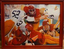 Framed Football Print - Joseph Wahl