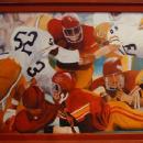 Framed Football Print - Joseph Wahl