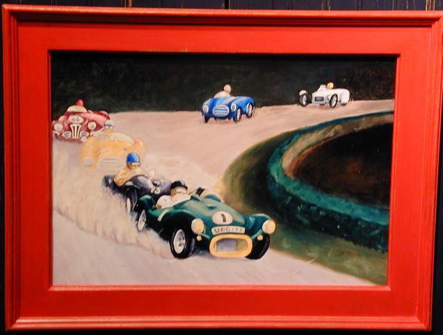 Framed Racecar Print - Joseph Wahl