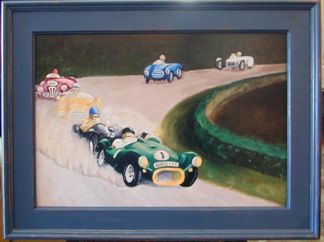 Framed Racecar Print - Joseph Wahl