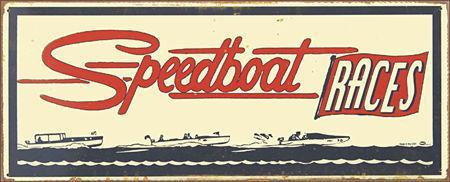 Antiqued Metal Sign