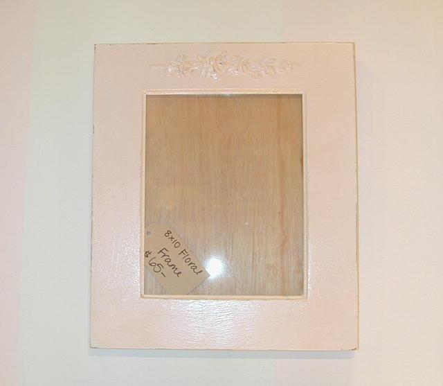 8 x 10 Frame with Floral Applique