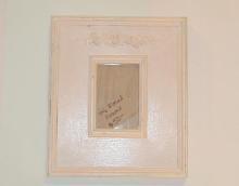 4 x 6 Frame with Floral Applique