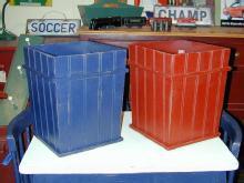 Beadboard Wastebasket