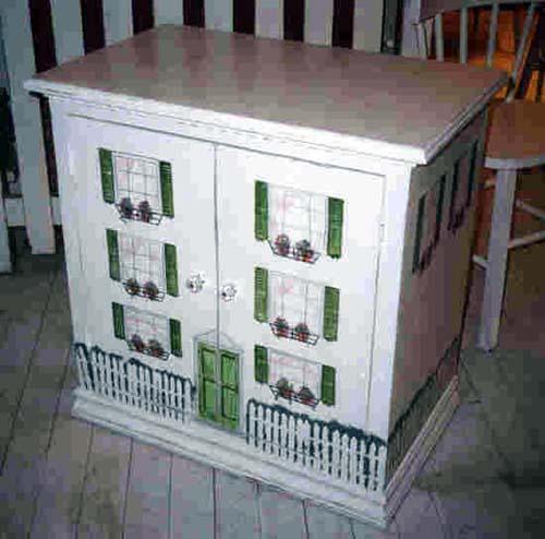 Dollhouse Side Cabinet