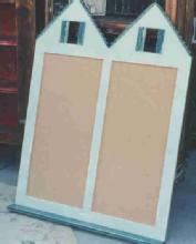 Double House Corkboard and Chalkboard