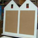 Double House Corkboard and Chalkboard