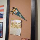 Crown Top Corkboard or Chalkboard