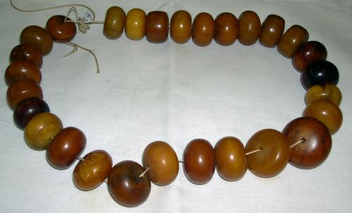 String of Amber Beads