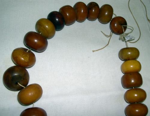 String of Amber Beads