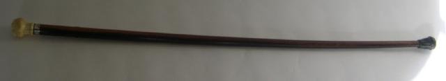 Ivory top lignum vitae stick