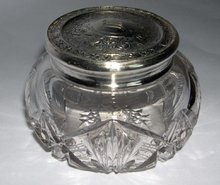 Sterling Top Dresser Jar
