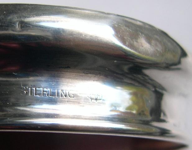 Sterling Top Dresser Jar