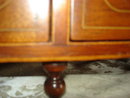 Inlaid Mahogany Shaving Stand.