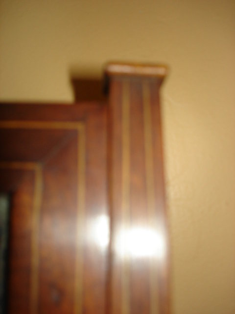 Inlaid Mahogany Shaving Stand.