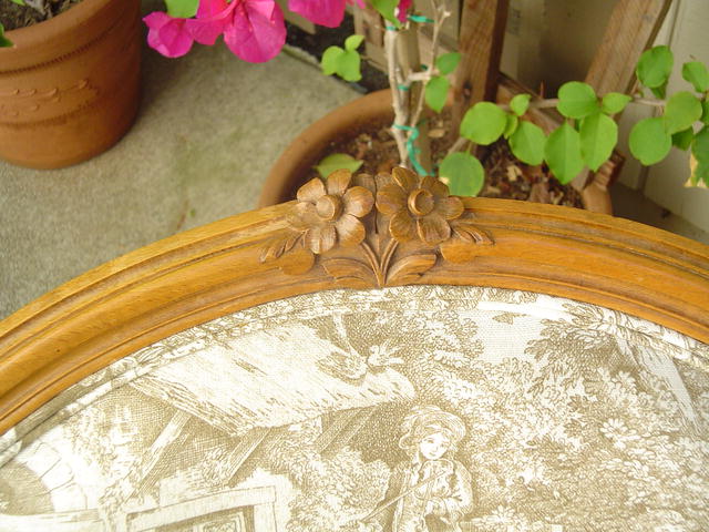 French Provincial style Beachwood Chairs