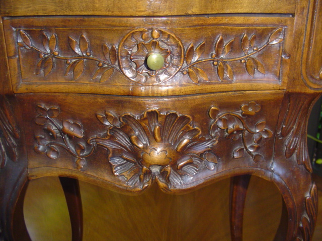 French Provincial Oak Nightstand