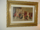 Framed color Lithograph