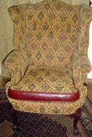 Mahogany Wing Chair