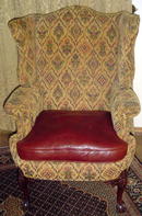 Mahogany Wing Chair