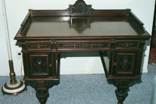 Baroque Mahogany Desk