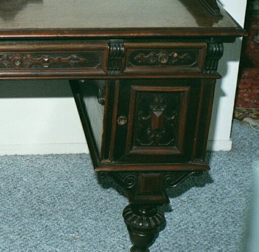 Baroque Mahogany Desk