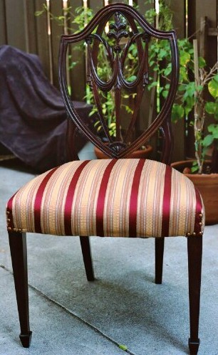 Federal carved mahogany side-chair