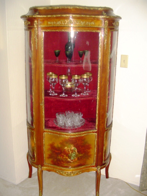 Louis XV Vitrine Vernis Martin