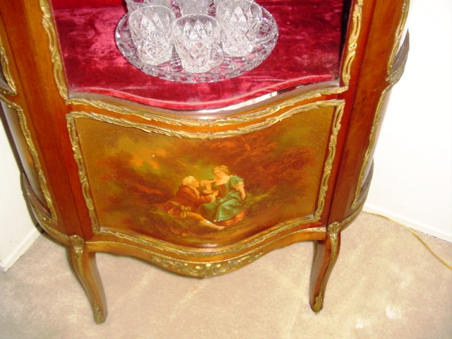 Louis XV Vitrine Vernis Martin