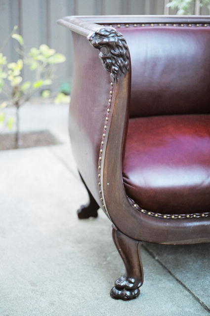 Empire Chair w/ Lion's head motif