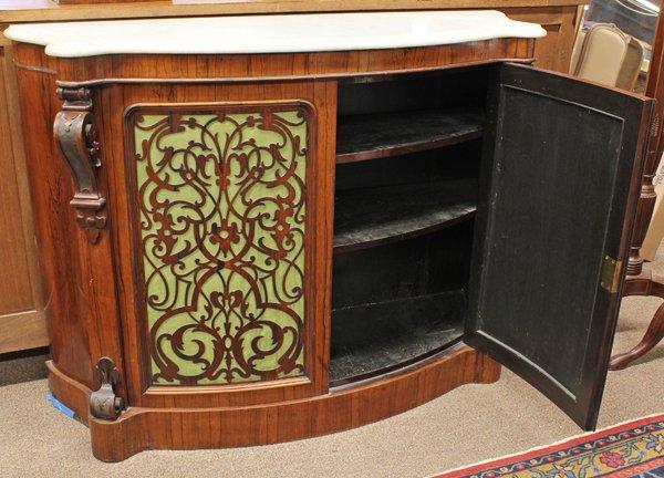 Rococo Revival rosewood buffet