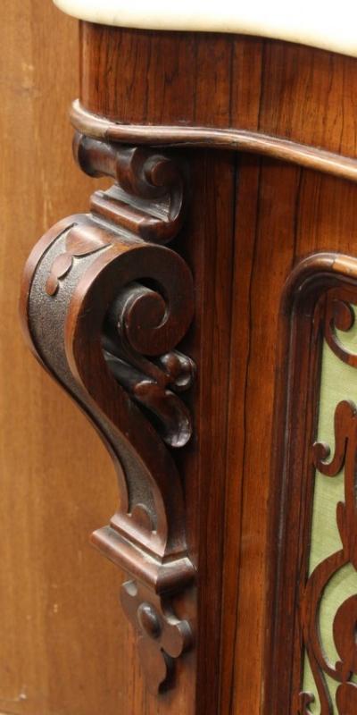 Rococo Revival rosewood buffet