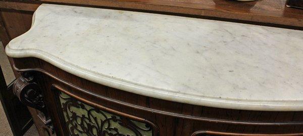 Rococo Revival rosewood buffet