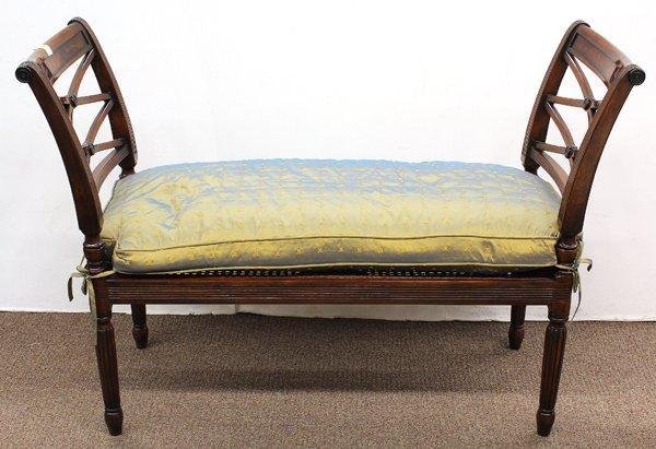 Regency style window bench