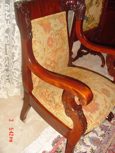 Empire Mahogany Chair